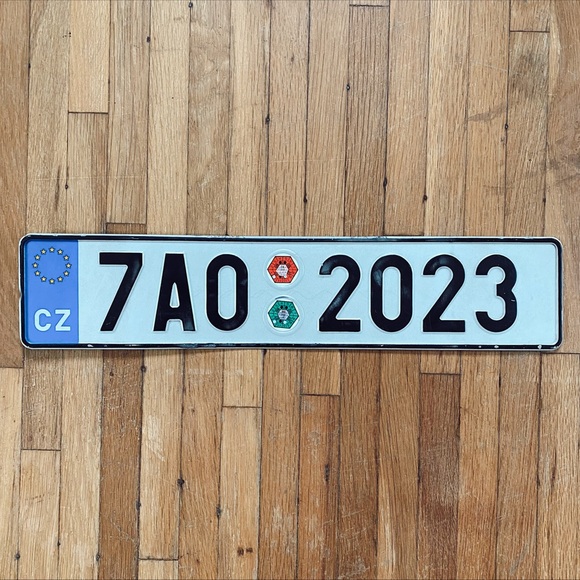 Vintage Other - RAD CZECH REPUBLIC license plate